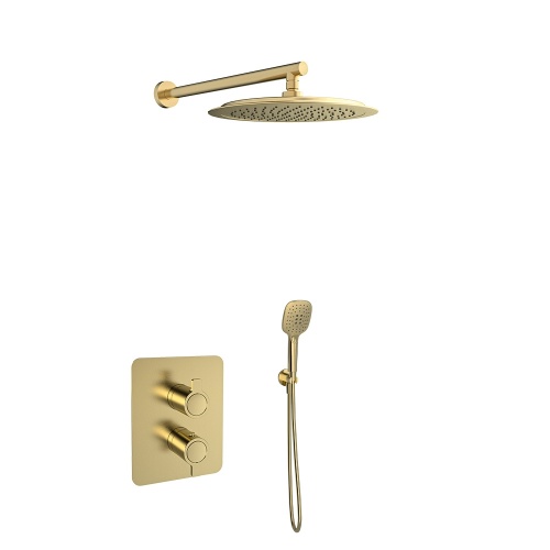 Pack Douche Encastré Thermostatique Blautherm Or Brossé - 948722RM300OC Pack Douche Encastré Thermostatique Blautherm Or Brossé - 948722RM300OC