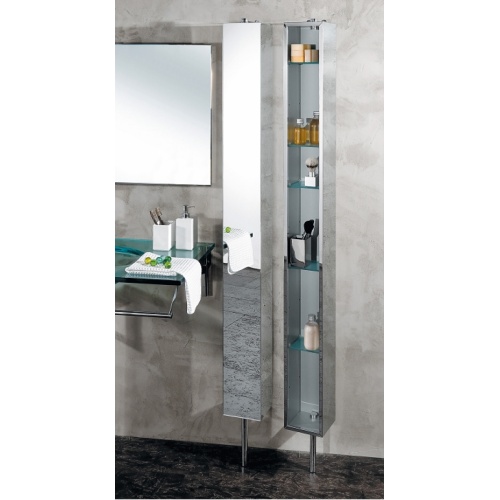 Armoire tournante en Inox avec miroir - PK51506 1226