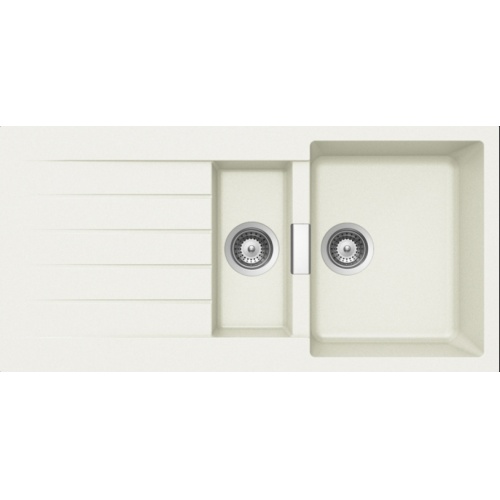 Evier de cuisine PRIMUS 1.5 cuves Alpina - EV224011PC