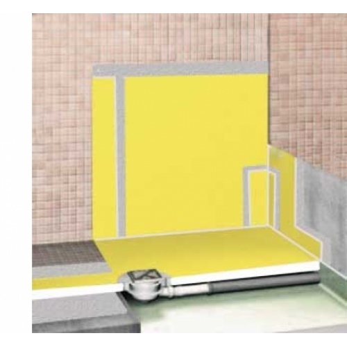 Natte d'étanchéité murale pour douche Durabase WP 5 m² Breakdown