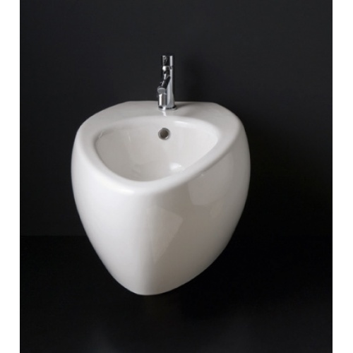 Bidet suspendu Moai blanche Scarabeo 8605