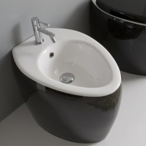 Bidet suspendu Moai blanche Scarabeo 8605 Moai+floor+mounted+bidet