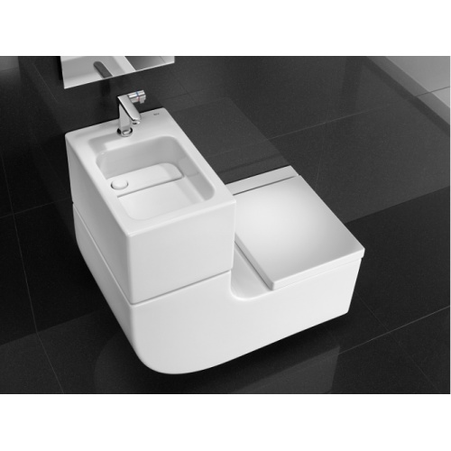 Cuvette de WC et lavabo suspendu 2 en 1 W + W W w1