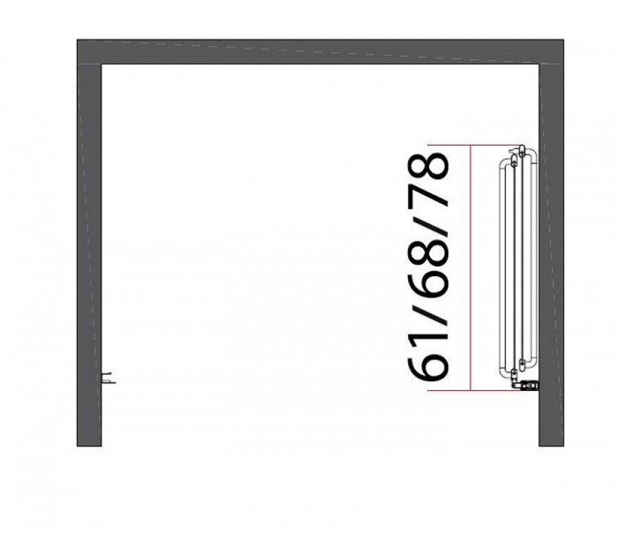 Porte coulissante et pivotante SECURE Noir mat JACUZZI