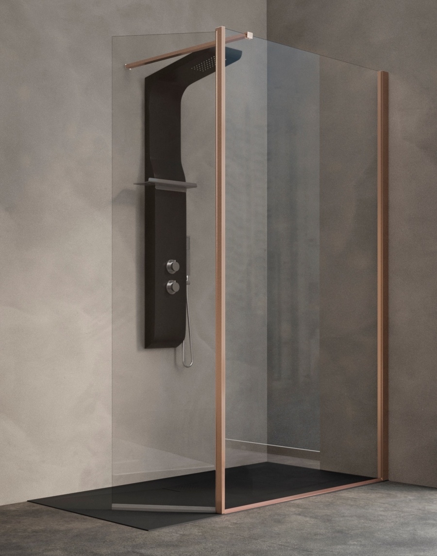 Paroi De Douche Avec Volet Pivotant Cedeo
