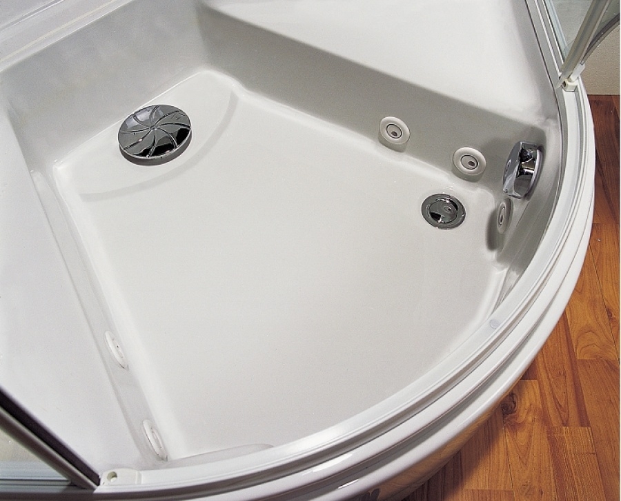 Cabine de douche à recyclage JEDO BORNEO LUXE 100x100